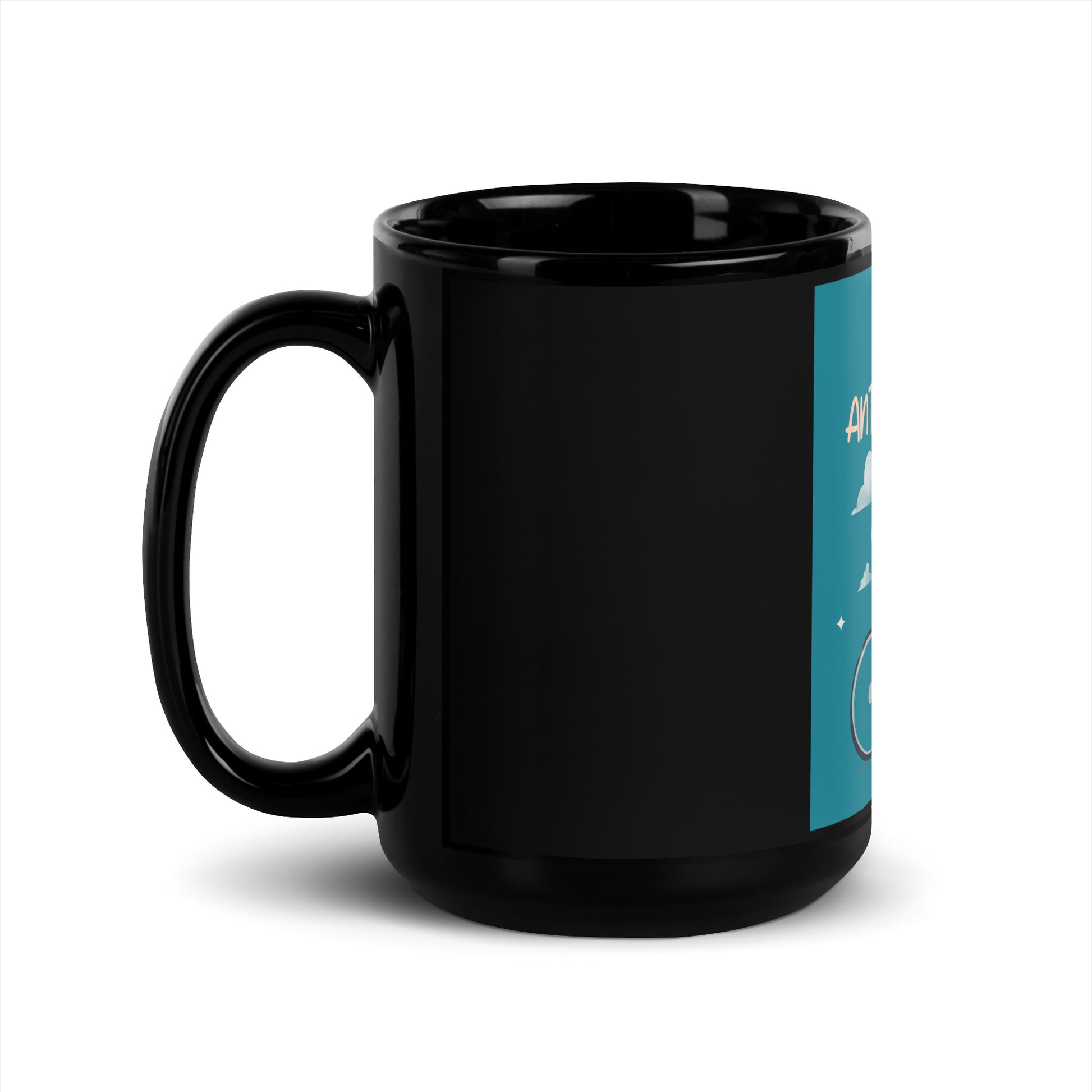 Bike Journey | Stop Antisemitism | Black Glossy Mug