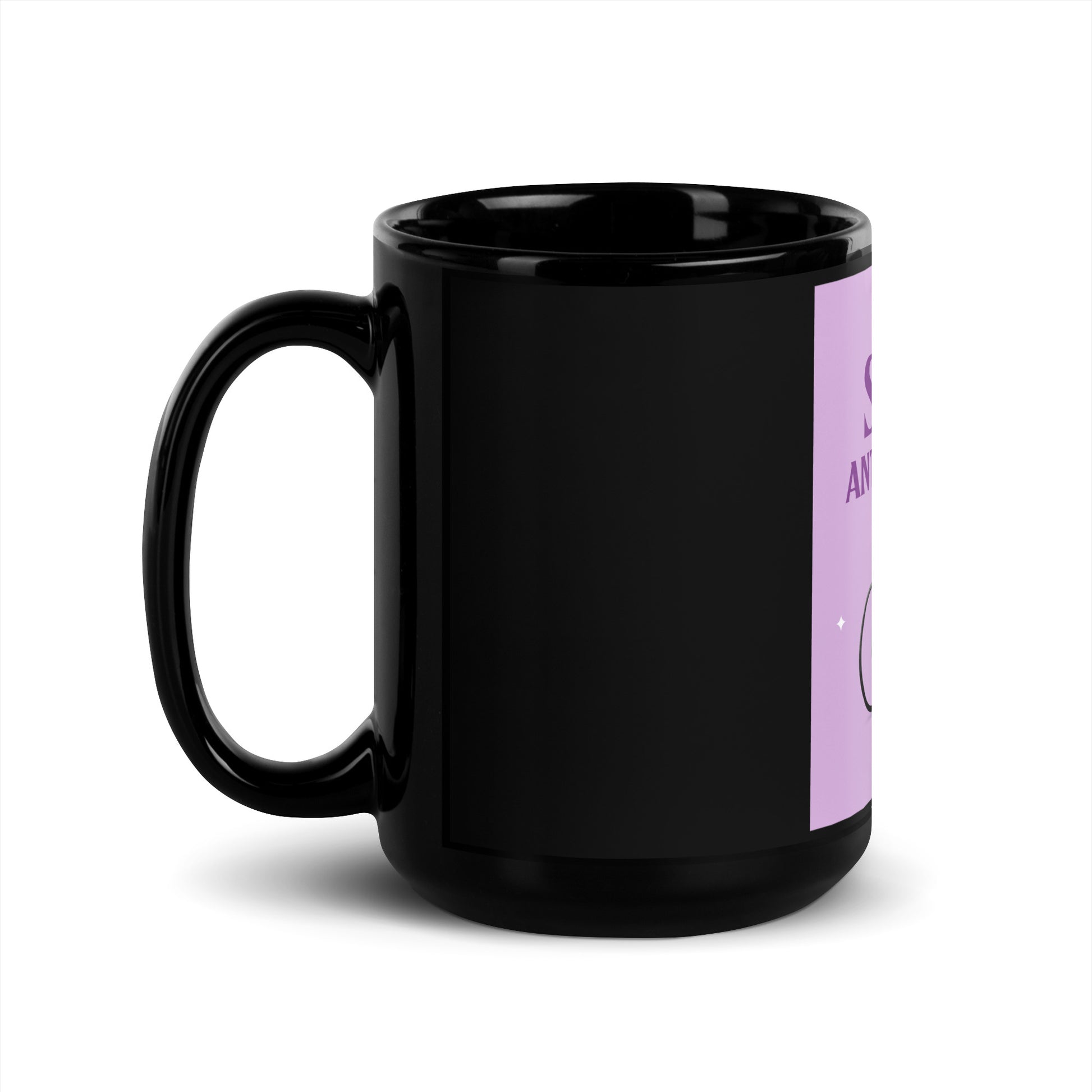 Bike Journey | Stop Antisemitism | Black Glossy Mug