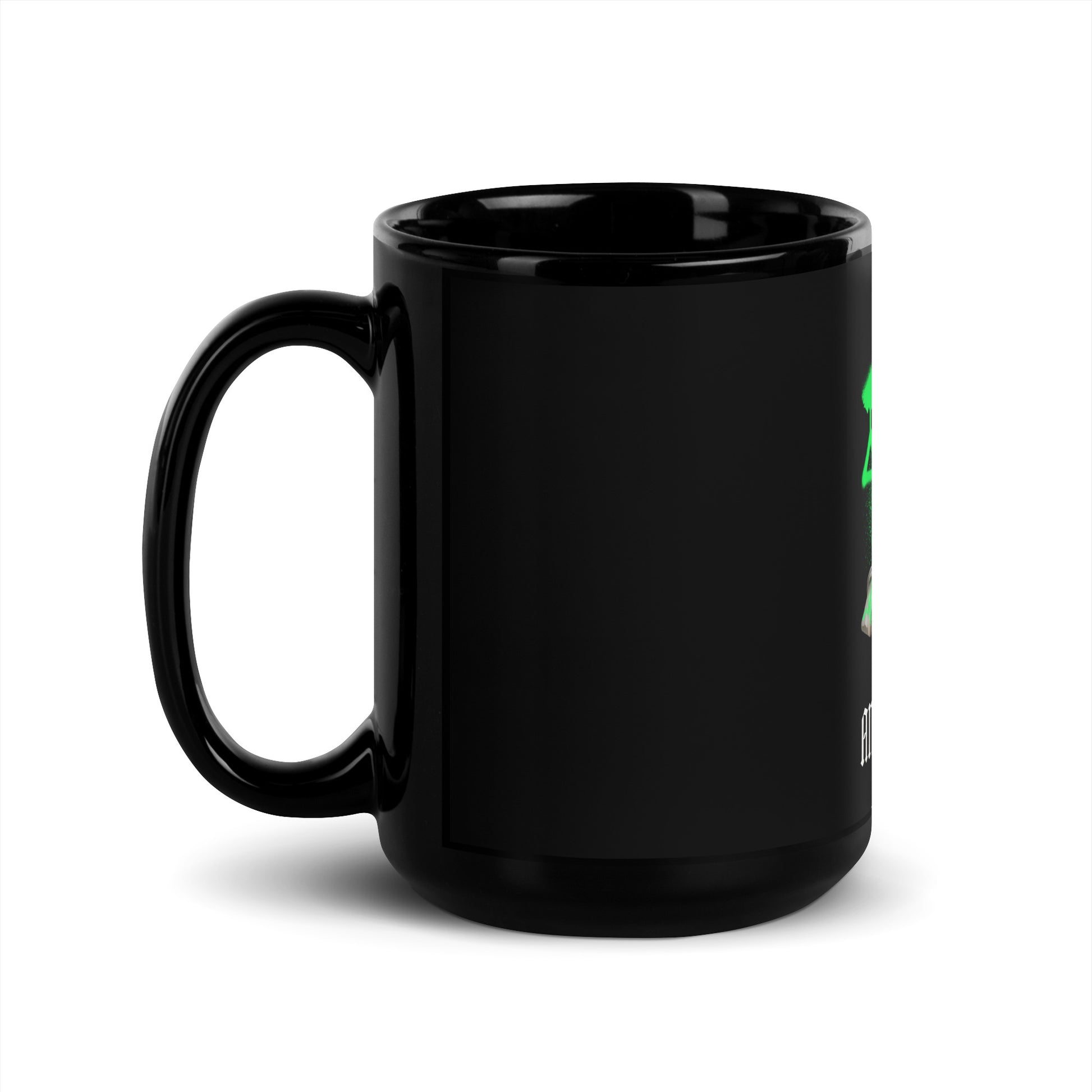 Graffiti Statue Anthem | No Antisemitism | Black Glossy Mug