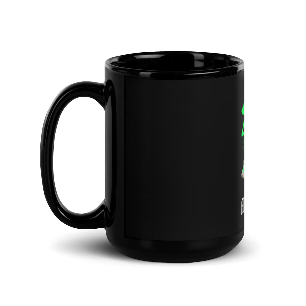 Graffiti Statue Anthem | No Antisemitism | Black Glossy Mug