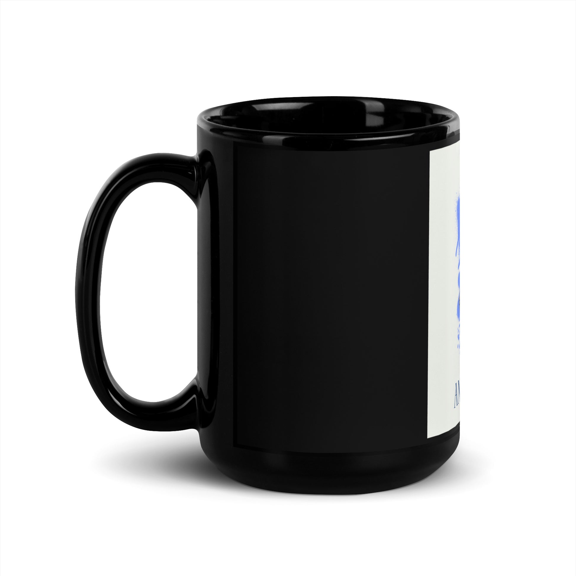 Graffiti Statue Anthem | No Antisemitism | Black Glossy Mug