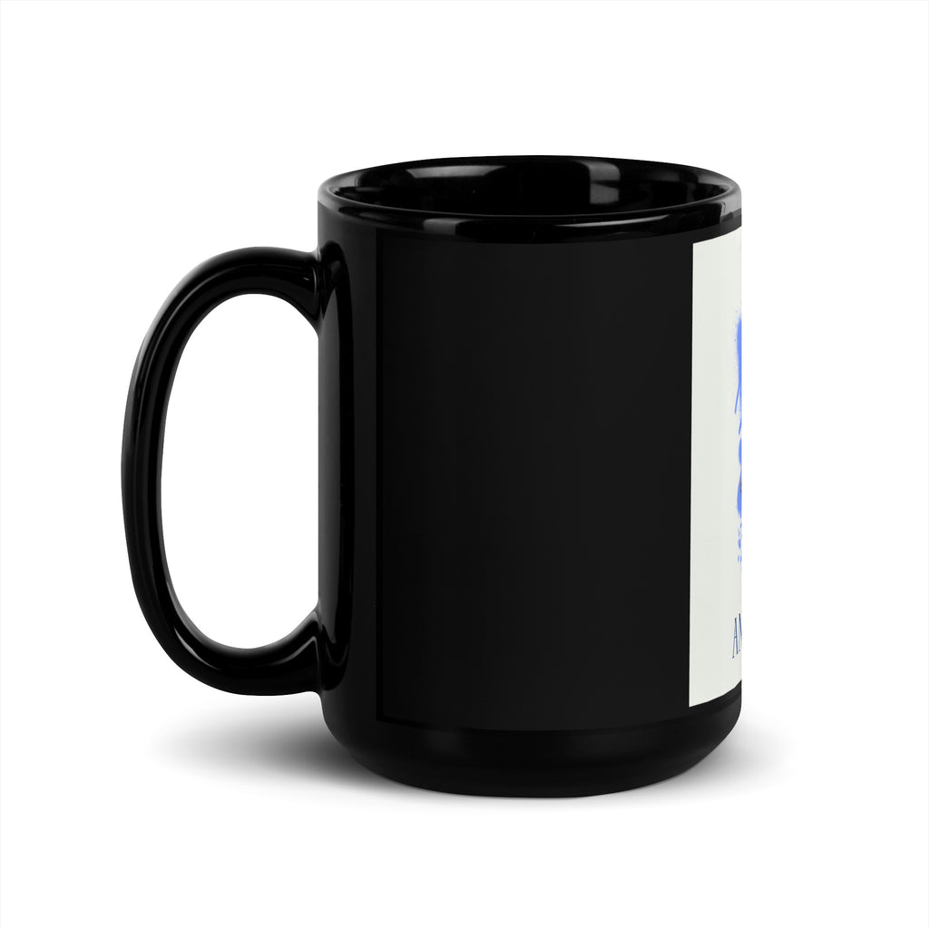 Graffiti Statue Anthem | No Antisemitism | Black Glossy Mug