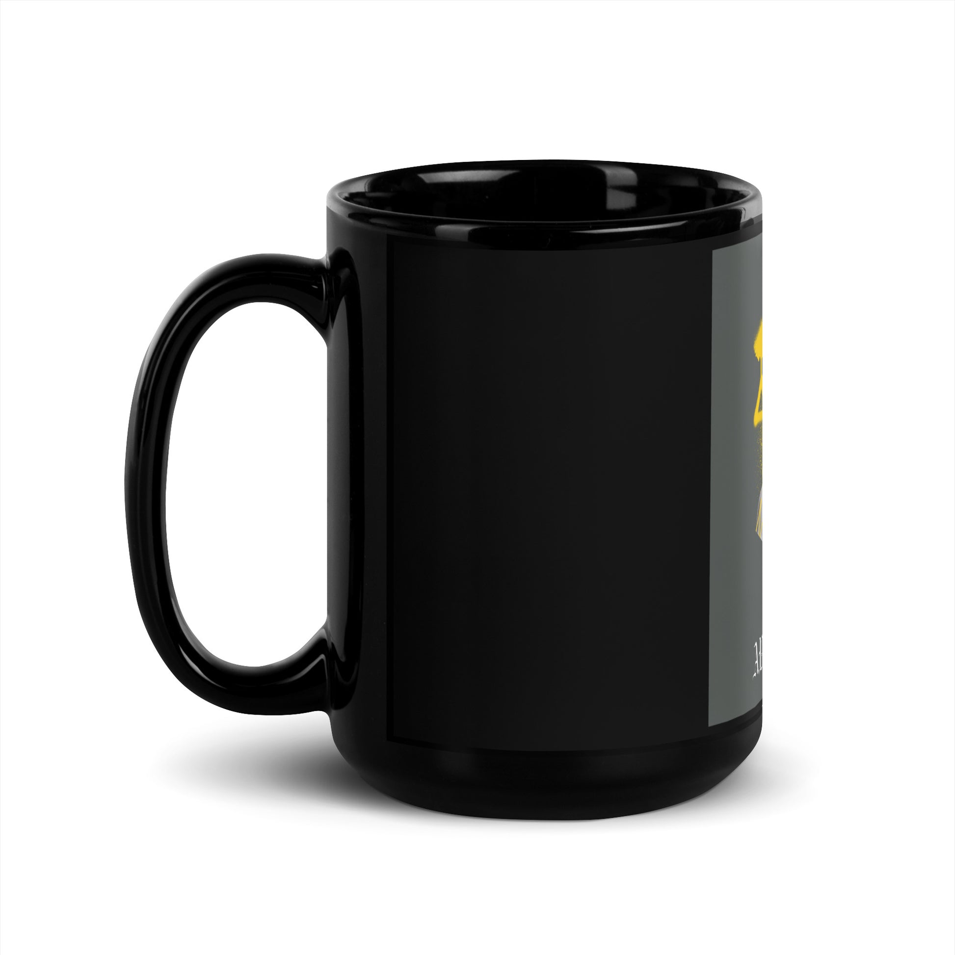 Graffiti Statue Anthem | No Antisemitism | Black Glossy Mug