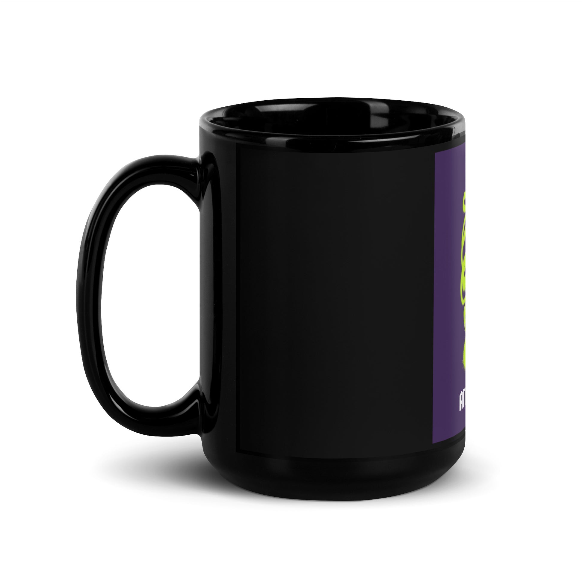 Graffiti Statue Anthem | No Antisemitism | Black Glossy Mug