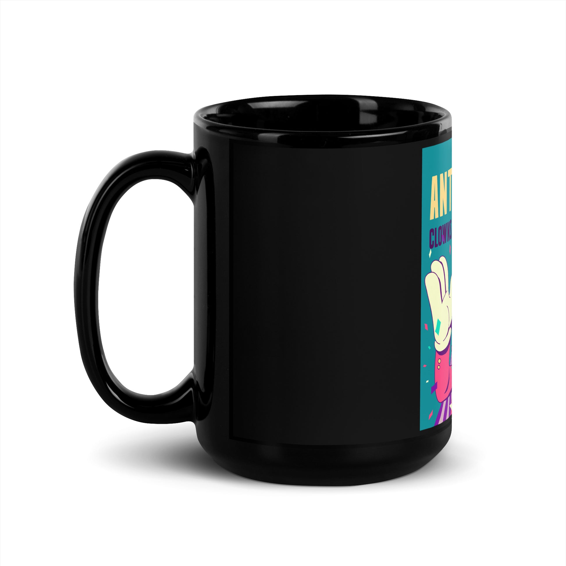Antisemitic Clowns | Black Glossy Mug