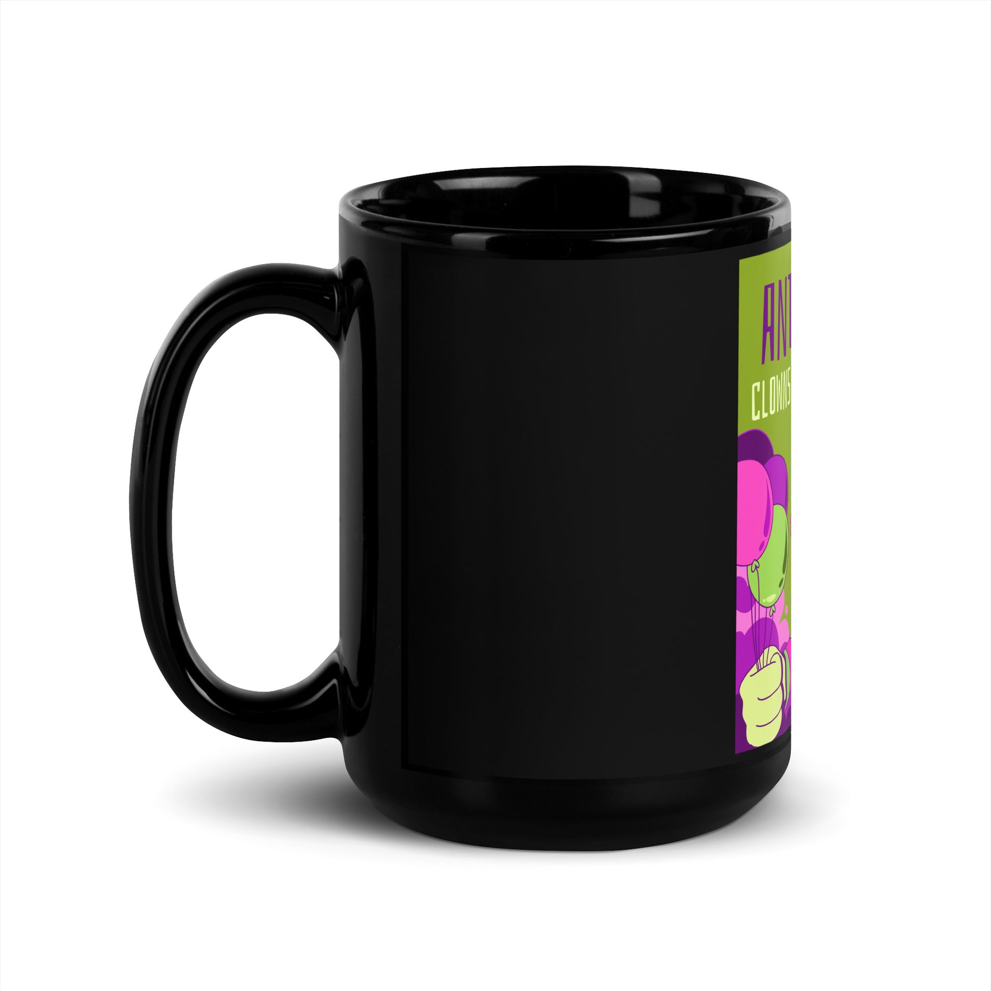 Antisemitic Clowns | Black Glossy Mug