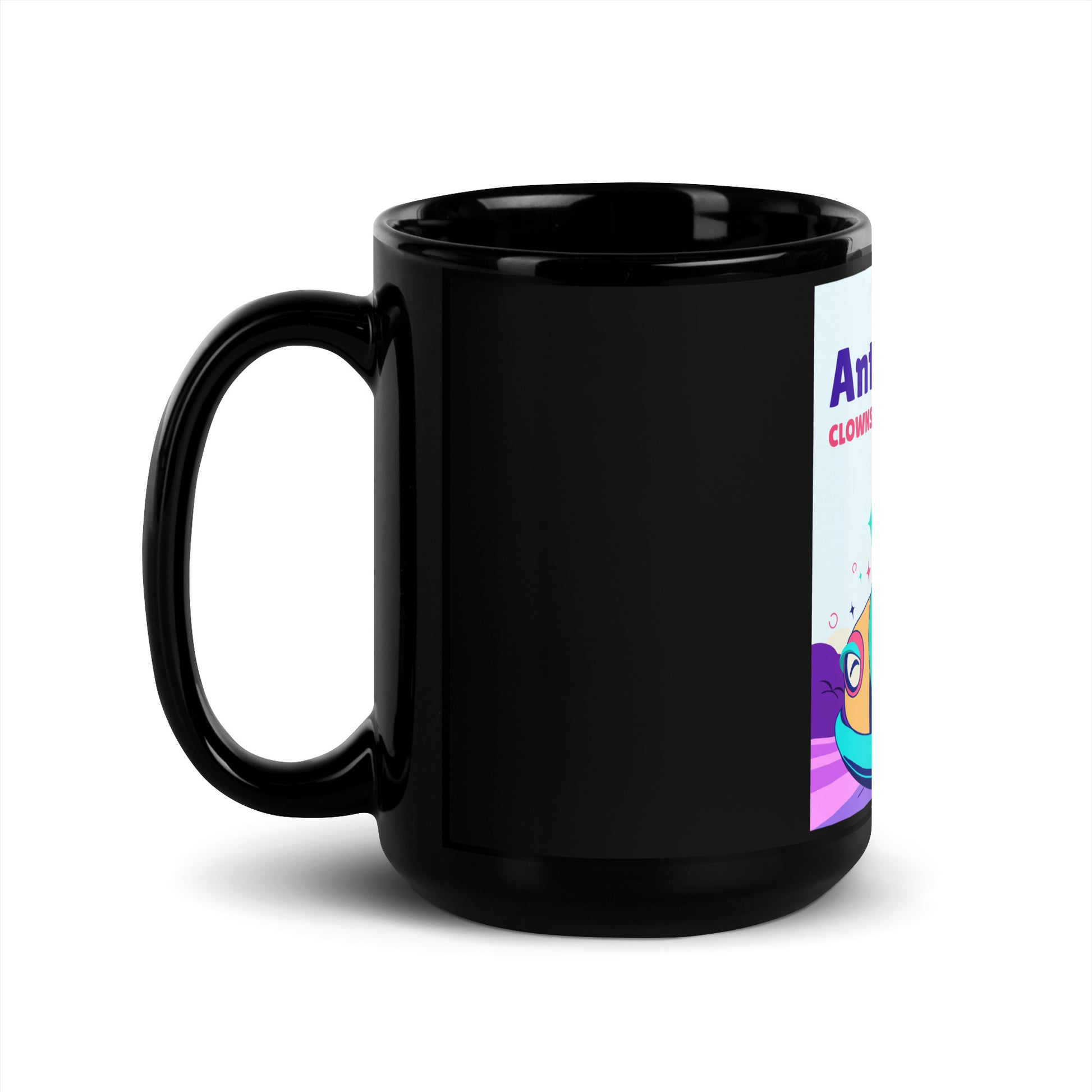 Antisemitic Clowns | Black Glossy Mug