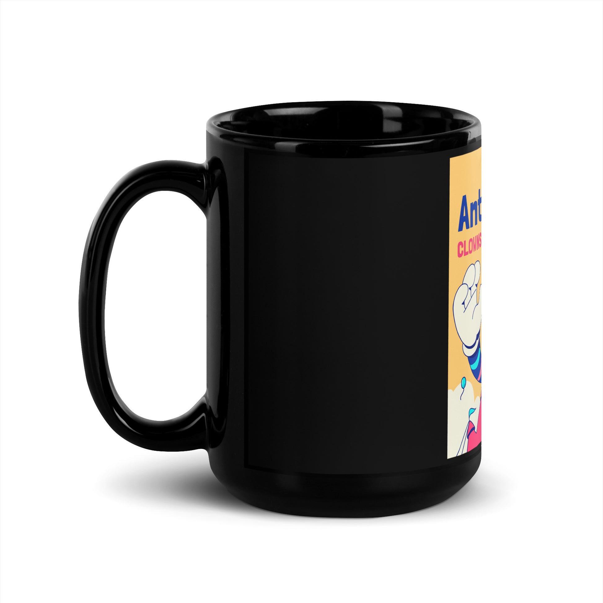Antisemitic Clowns | Black Glossy Mug