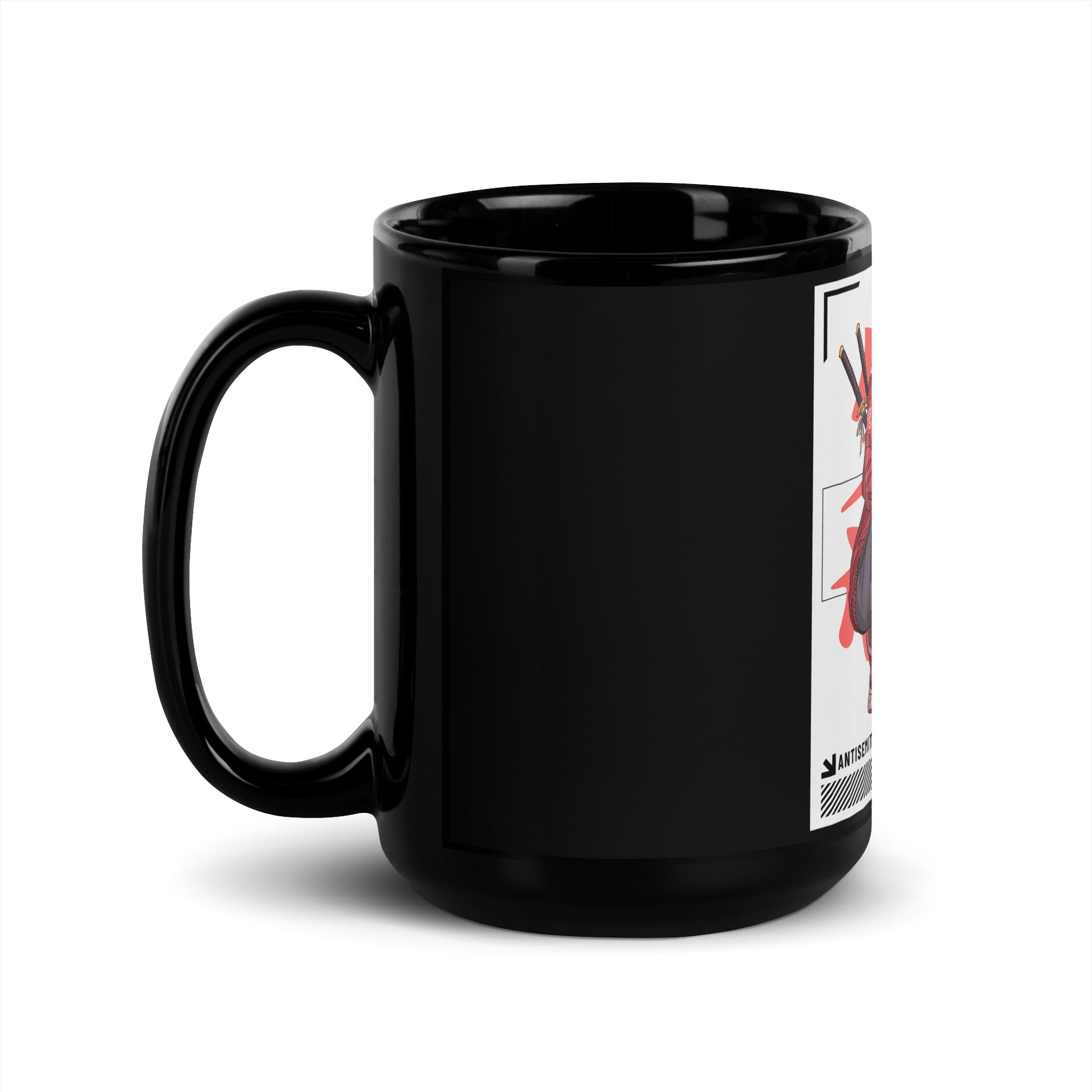 Antisemites Hunter | Black Glossy Mug