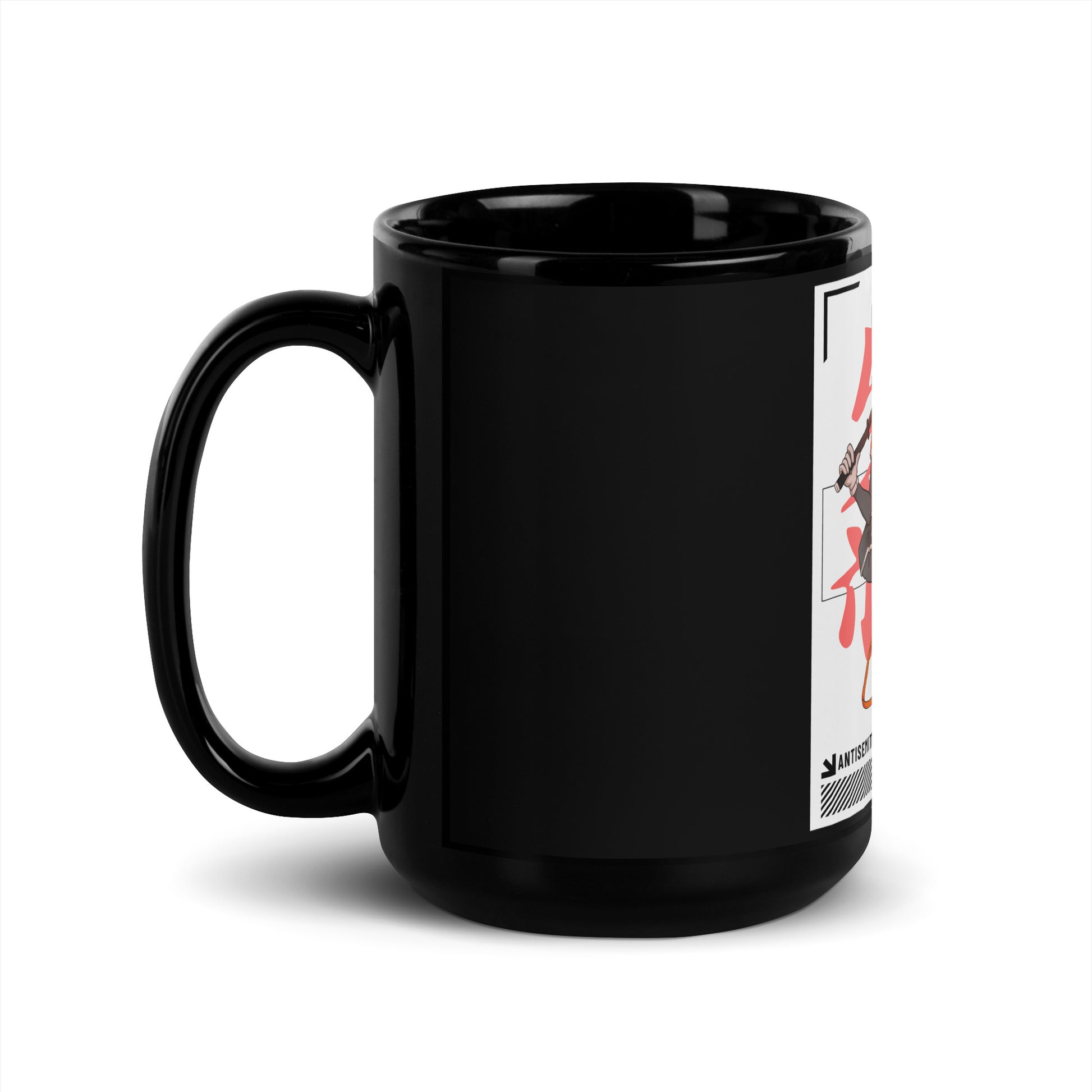 Antisemites Hunter | Black Glossy Mug