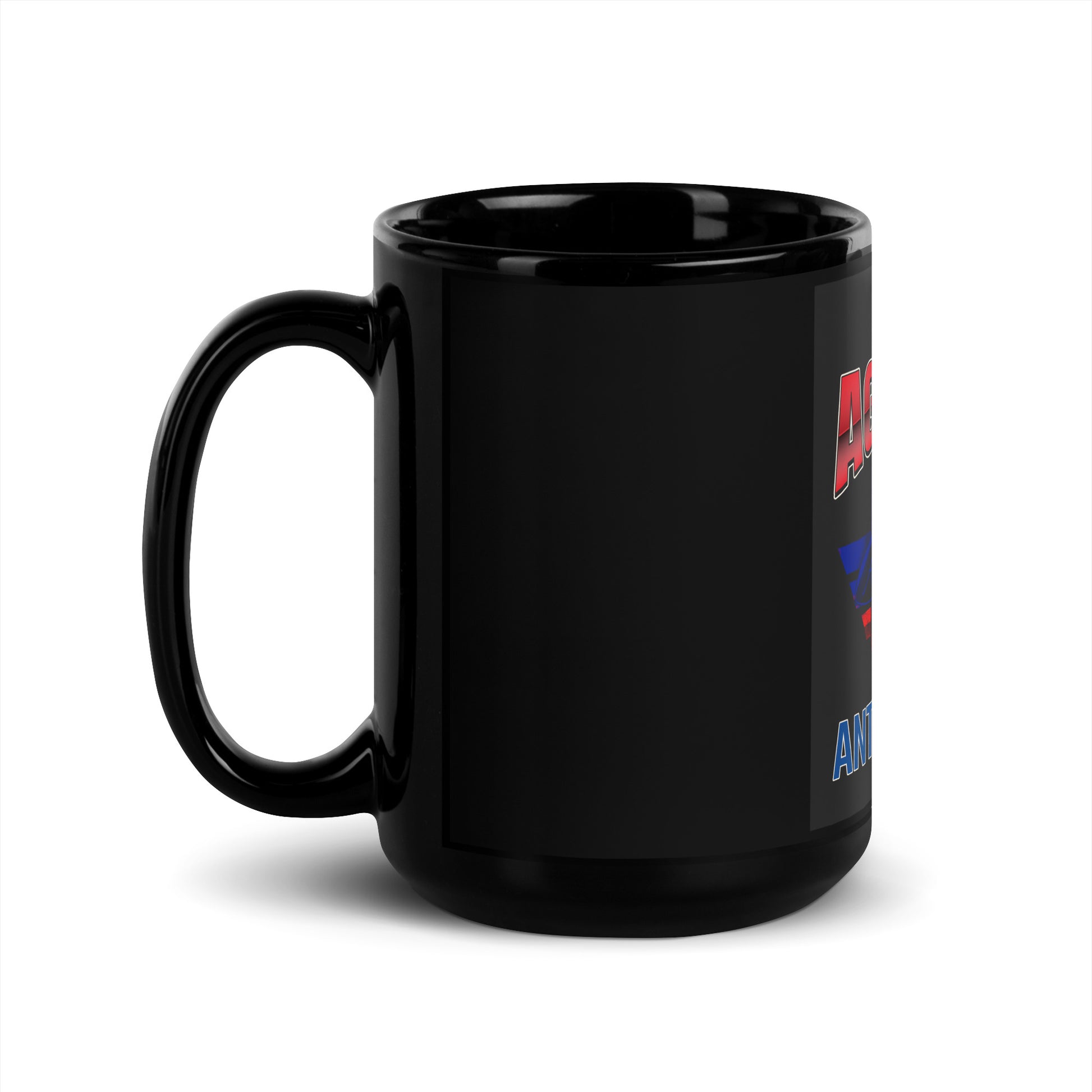 USA Edition | United Against Antisemitism | Black Glossy Mug