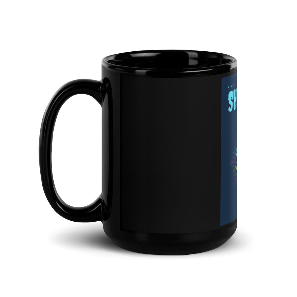 Show Face | Antisemitism Can't Hide | Black Glossy Mug