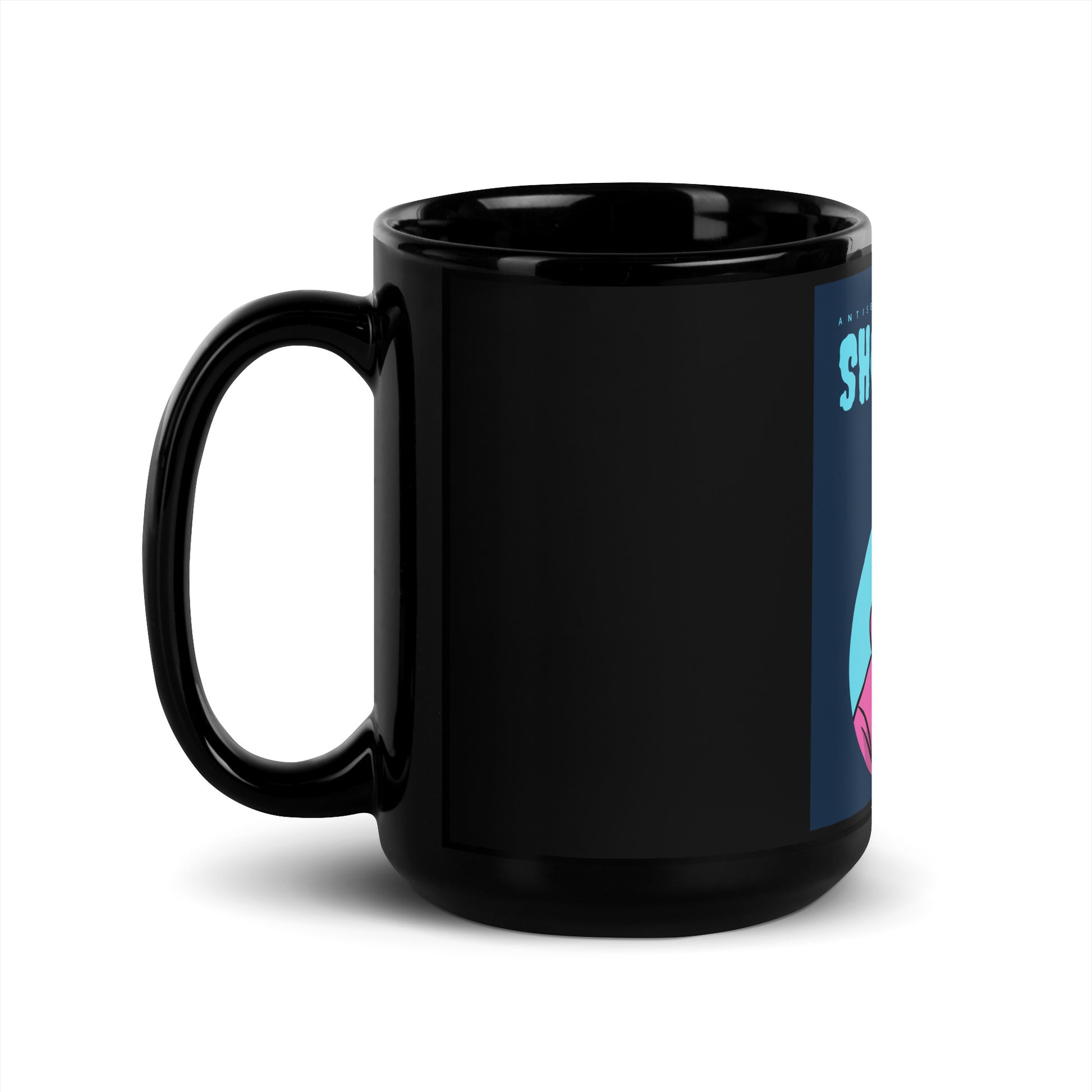 Show Face | Antisemitism Can't Hide | Black Glossy Mug