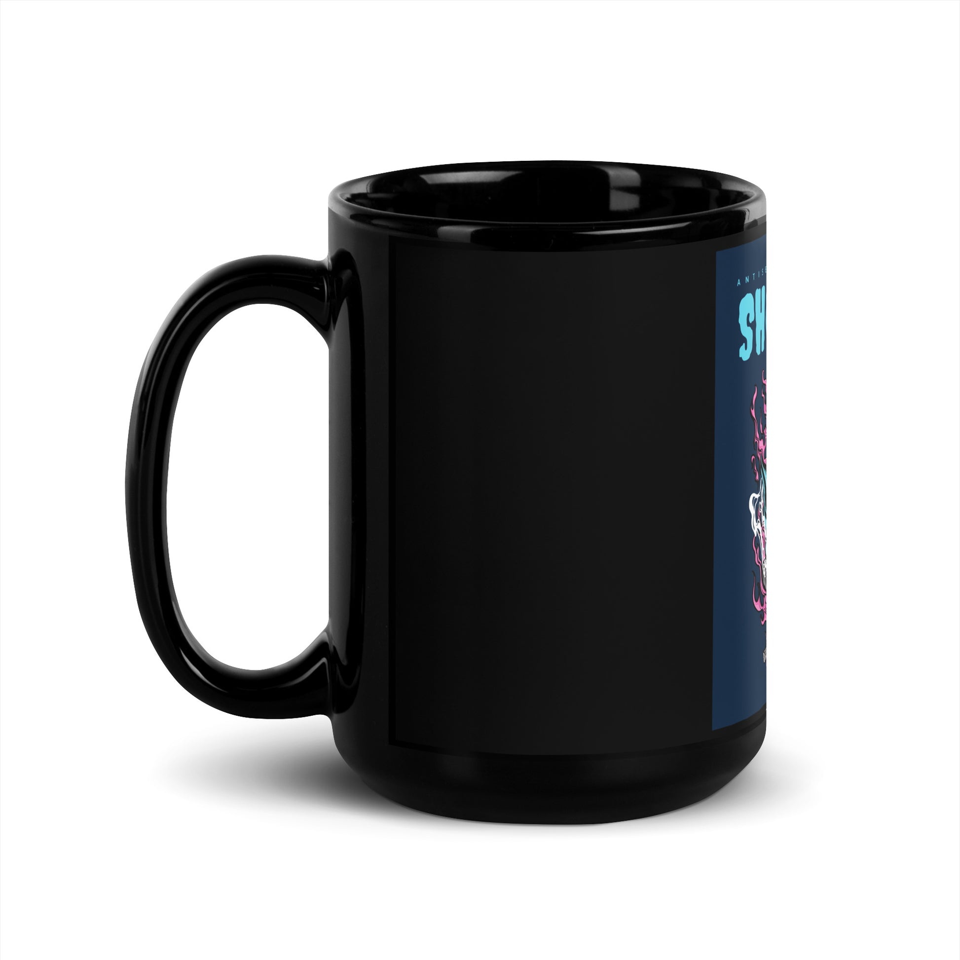 Show Face | Antisemitism Can't Hide | Black Glossy Mug