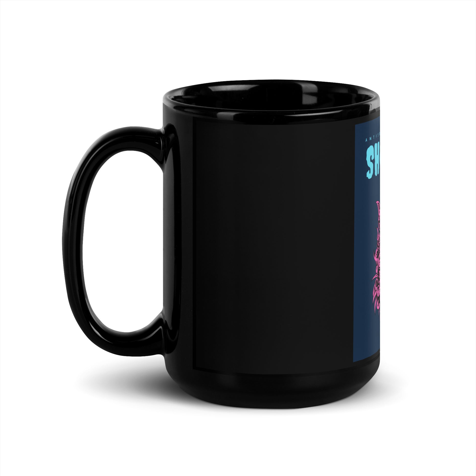 Show Face | Antisemitism Can't Hide | Black Glossy Mug