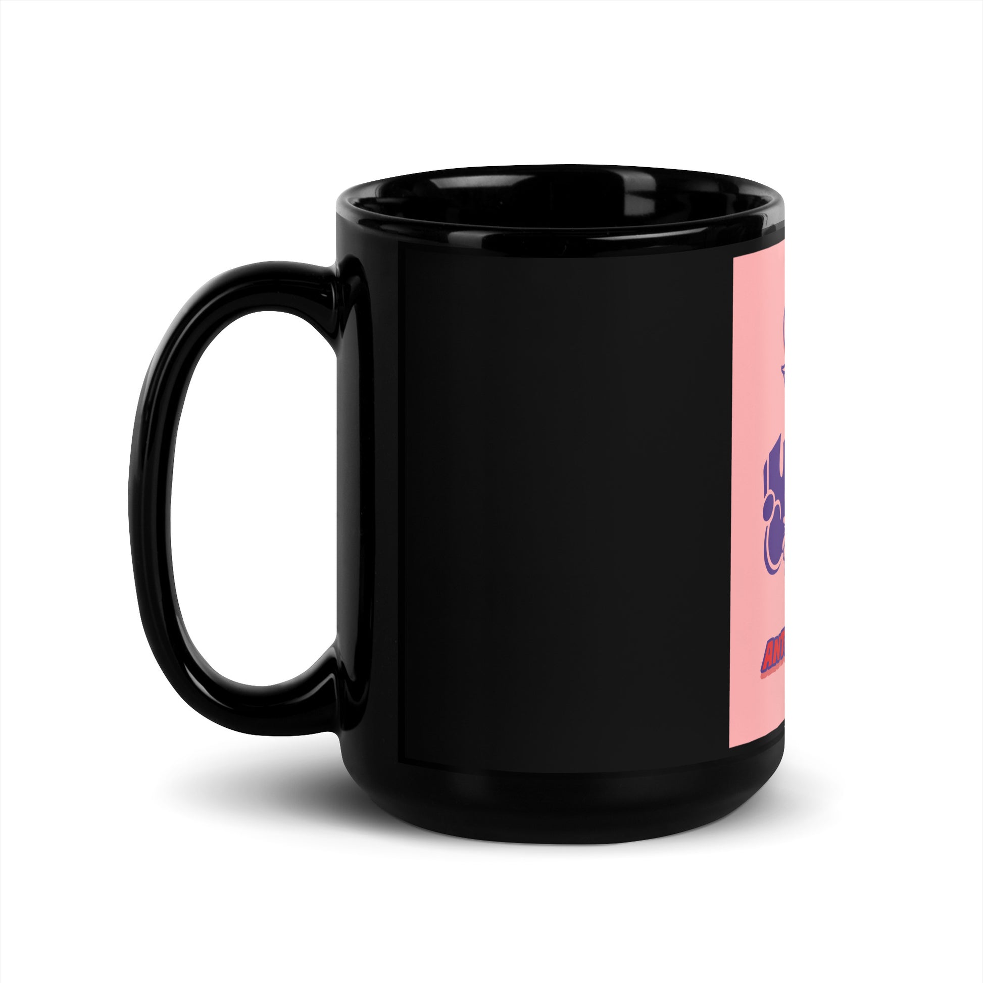Streetart Graffiti Cartoon | Antisemitism | Black Glossy Mug