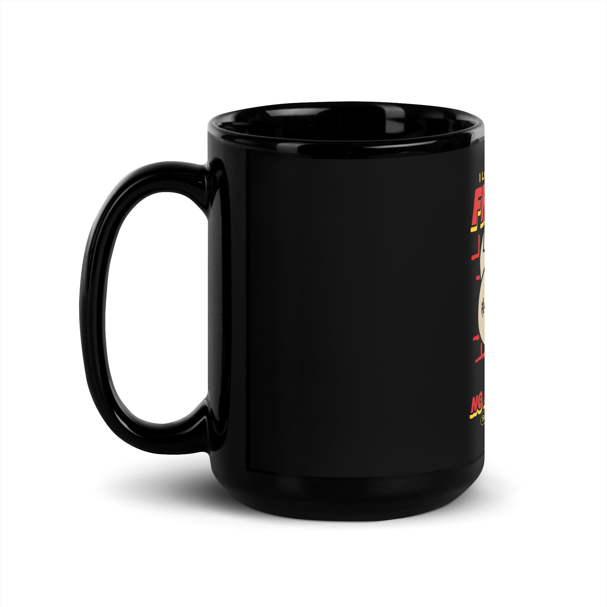 Streetart Graffiti Cartoon | Antisemitism | Black Glossy Mug