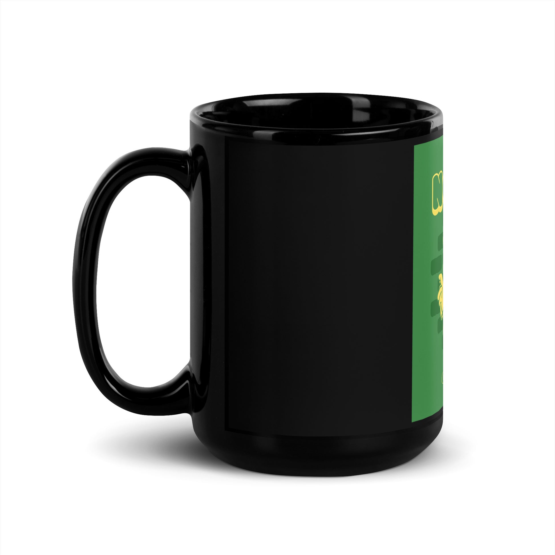 Streetart Graffiti Cartoon | Antisemitism | Black Glossy Mug