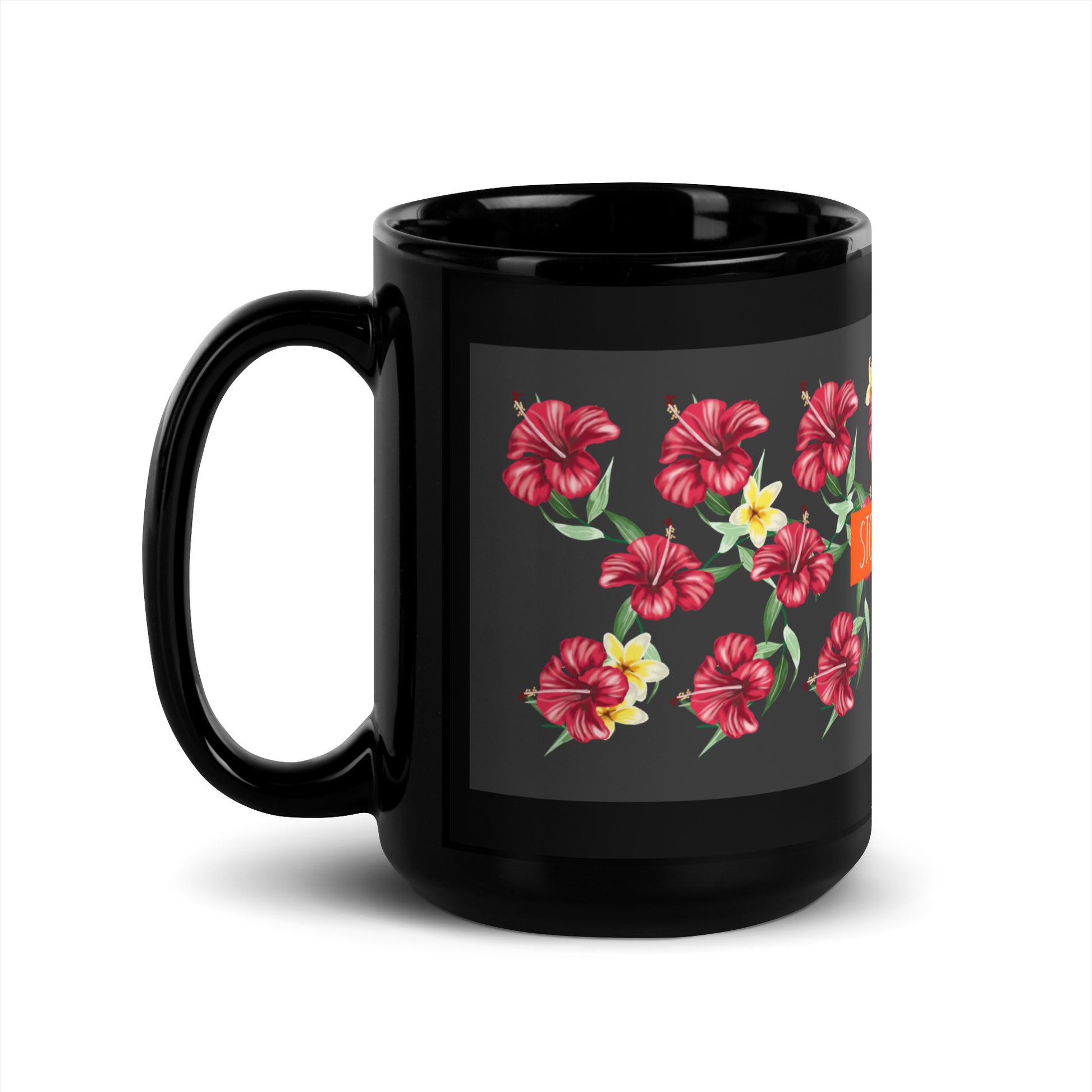 Flower Anthem | Antisemitism | Black Glossy Mug