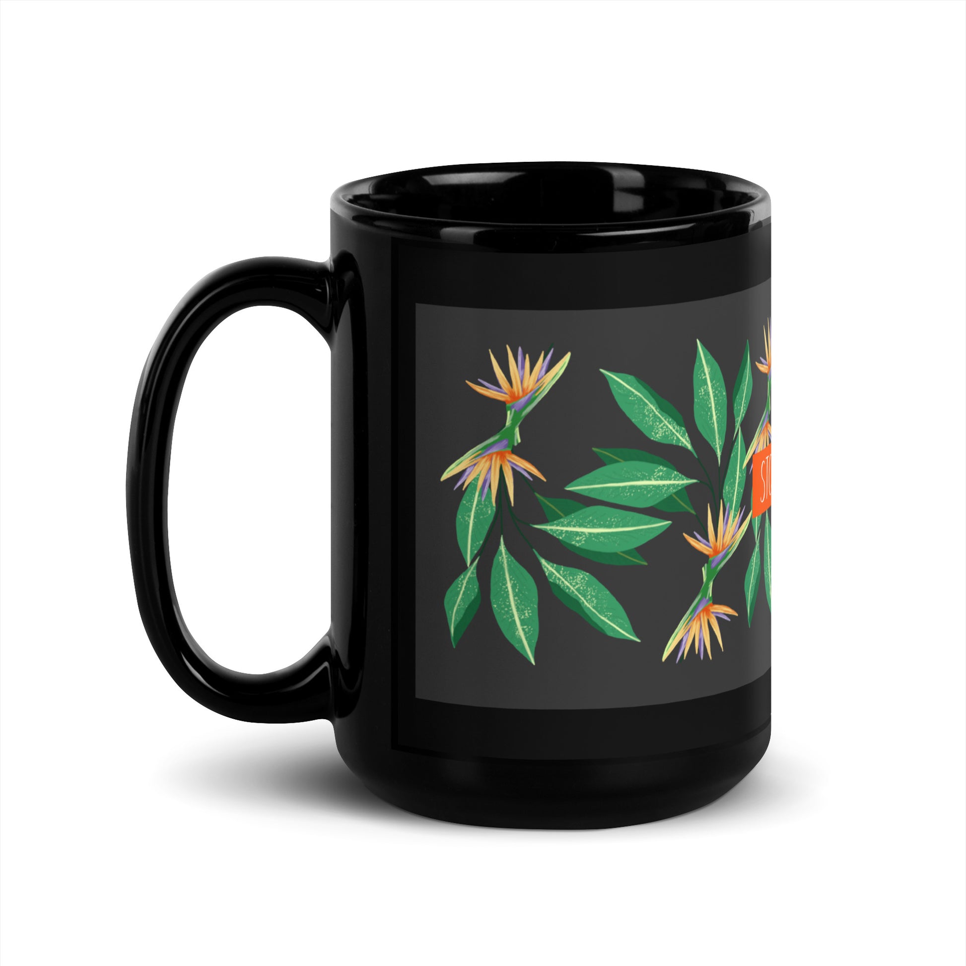Flower Anthem | Antisemitism | Black Glossy Mug