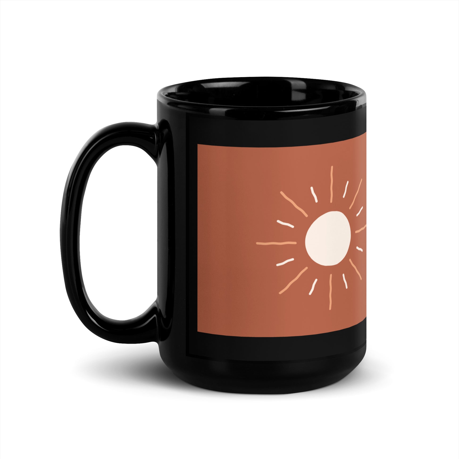 Minimal Shine | Antisemitism | Black Glossy Mug