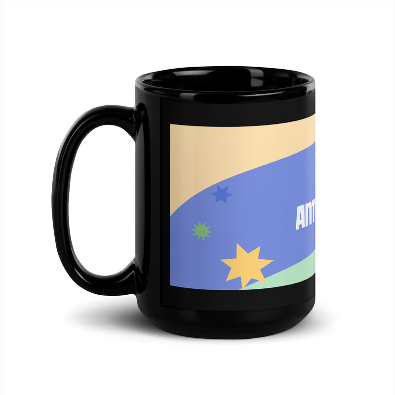 Minimal Shine | Antisemitism | Black Glossy Mug