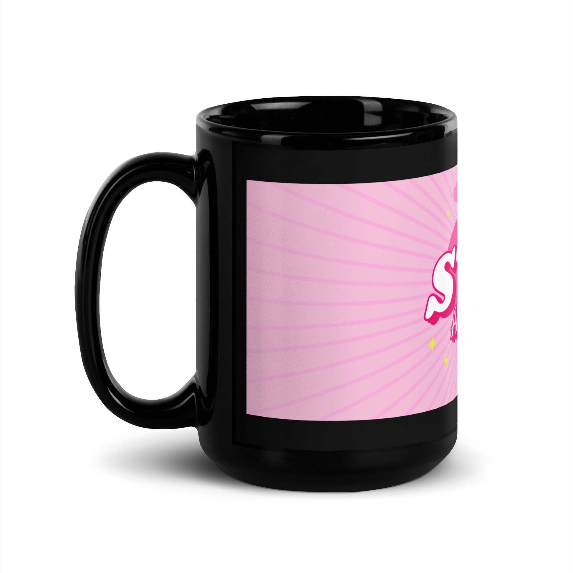 Pink Destiny | Antisemitism | Black Glossy Mug