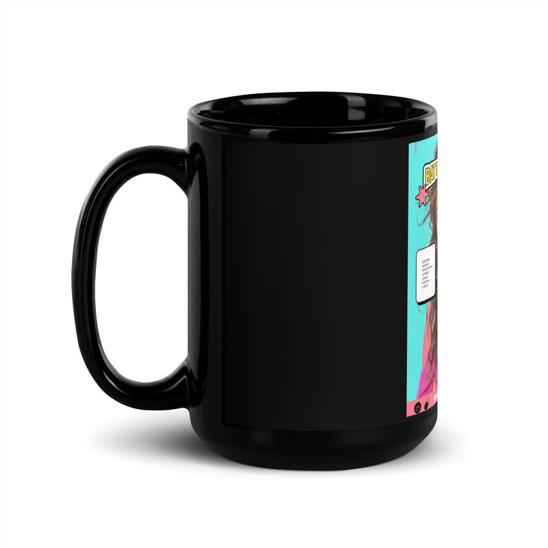 80's Fashion Trend | Battle Antisemitism | Black Glossy Mug