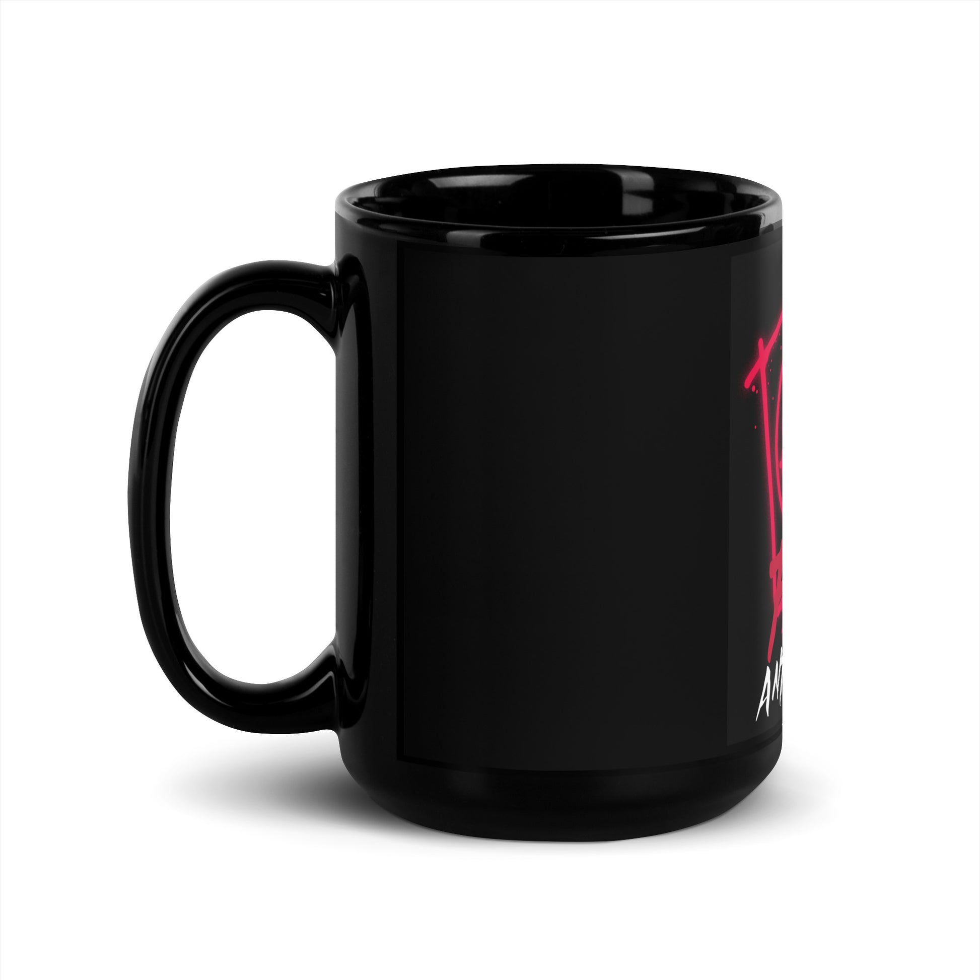Fuck Antisemitism Graffiti | Black Glossy Mug