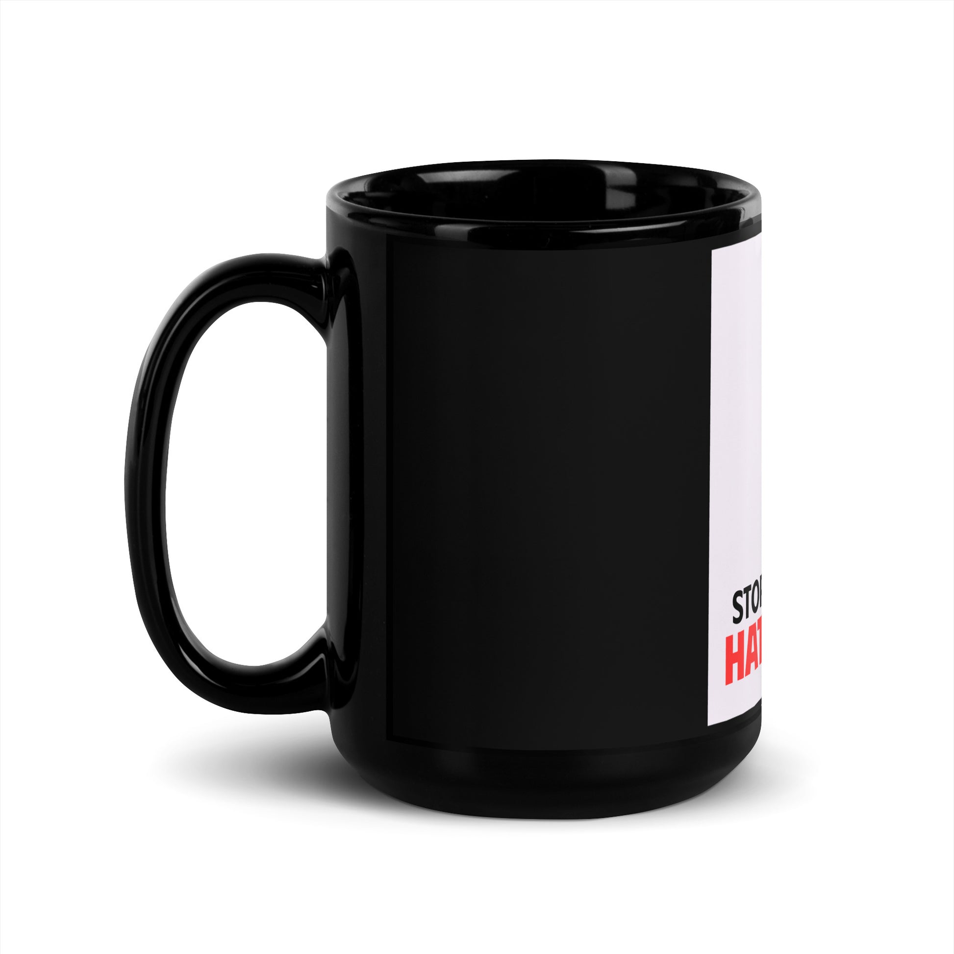Antisemitic Hate Crimes | Black Glossy Mug