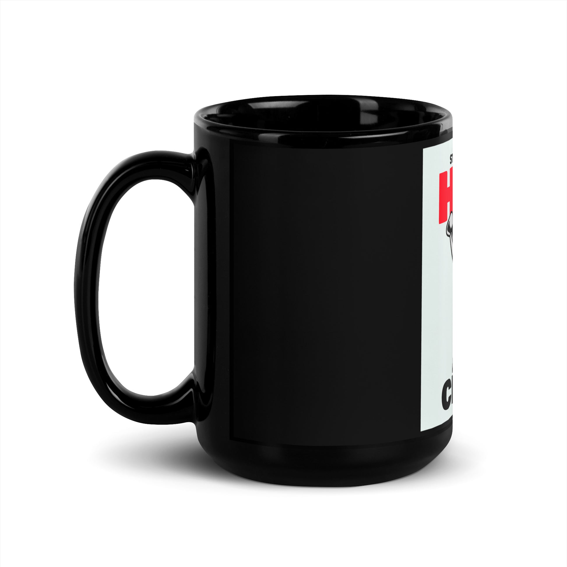 Antisemitic Hate Crimes | Black Glossy Mug