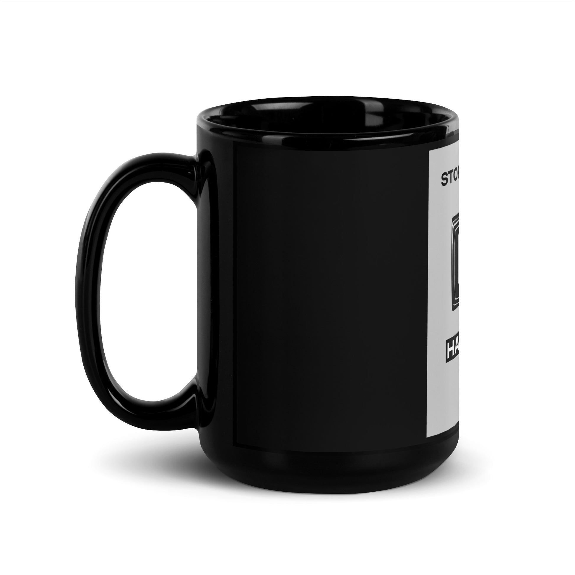 Antisemitic Hate Crimes | Black Glossy Mug