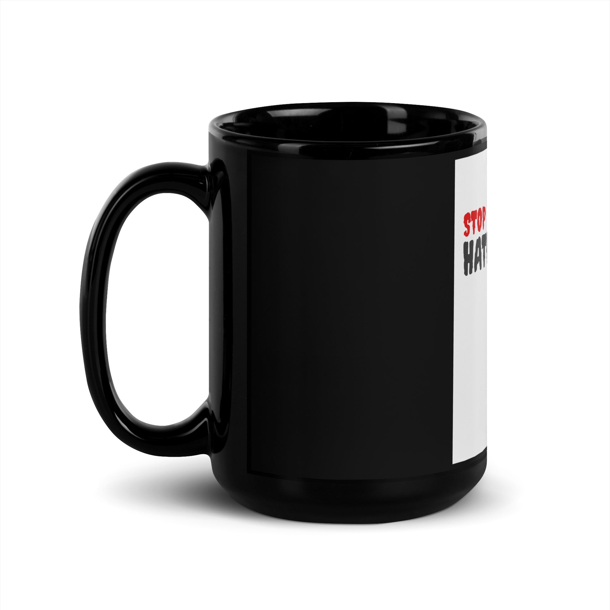 Antisemitic Hate Crimes | Black Glossy Mug