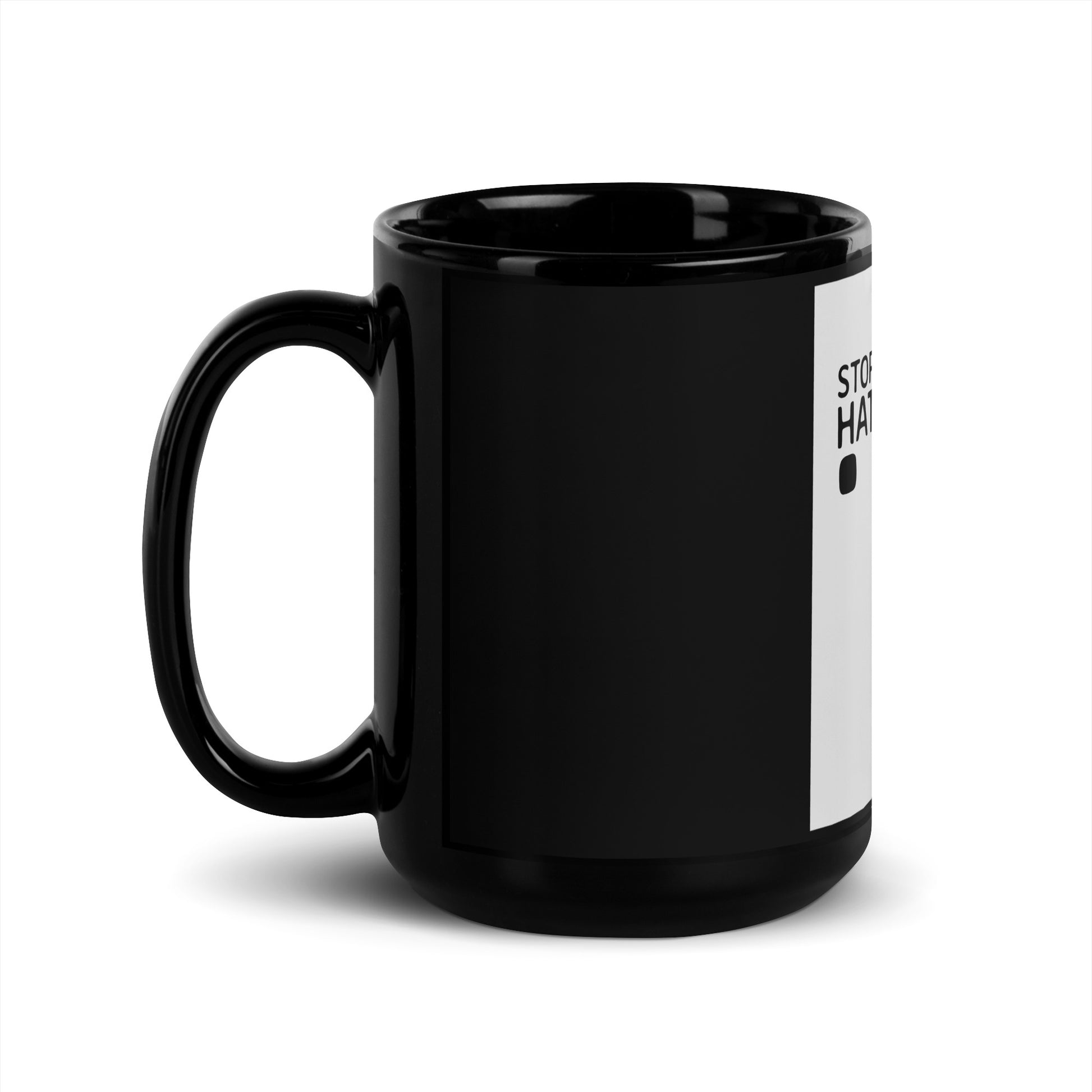 Antisemitic Hate Crimes | Black Glossy Mug