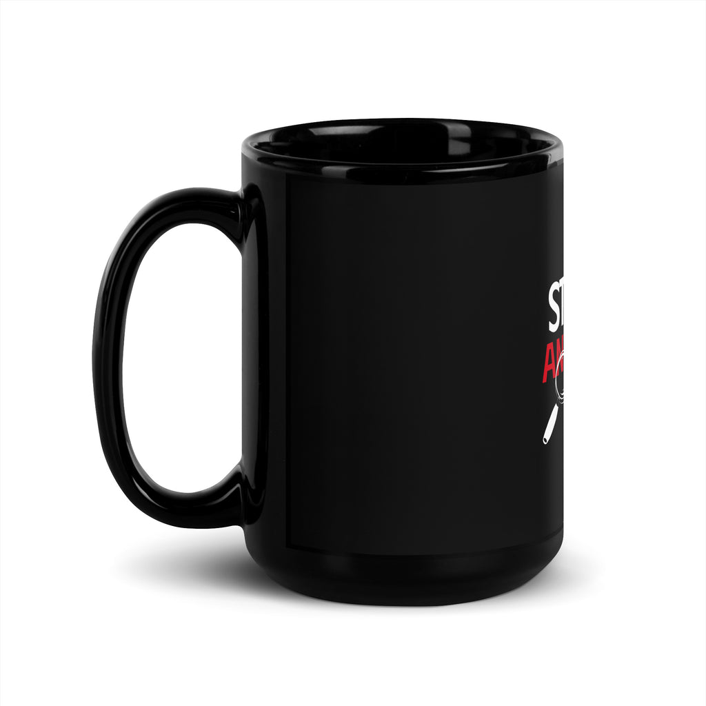 Antisemitic Hate Crimes | Black Glossy Mug
