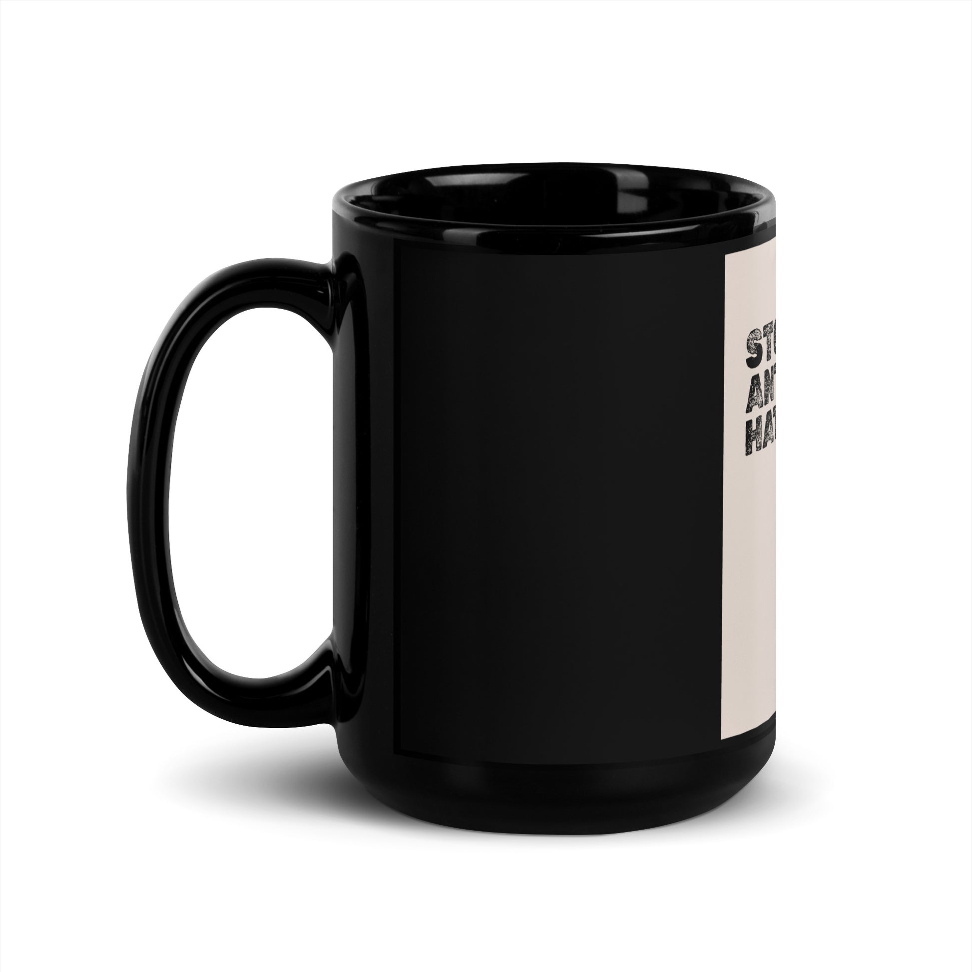 Antisemitic Hate Crimes | Black Glossy Mug