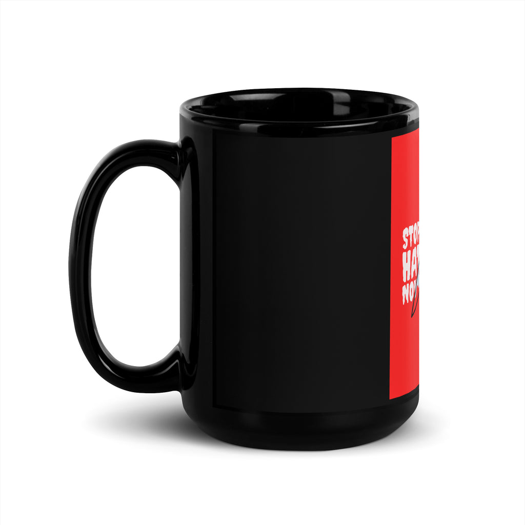 Antisemitic Hate Crimes | Black Glossy Mug