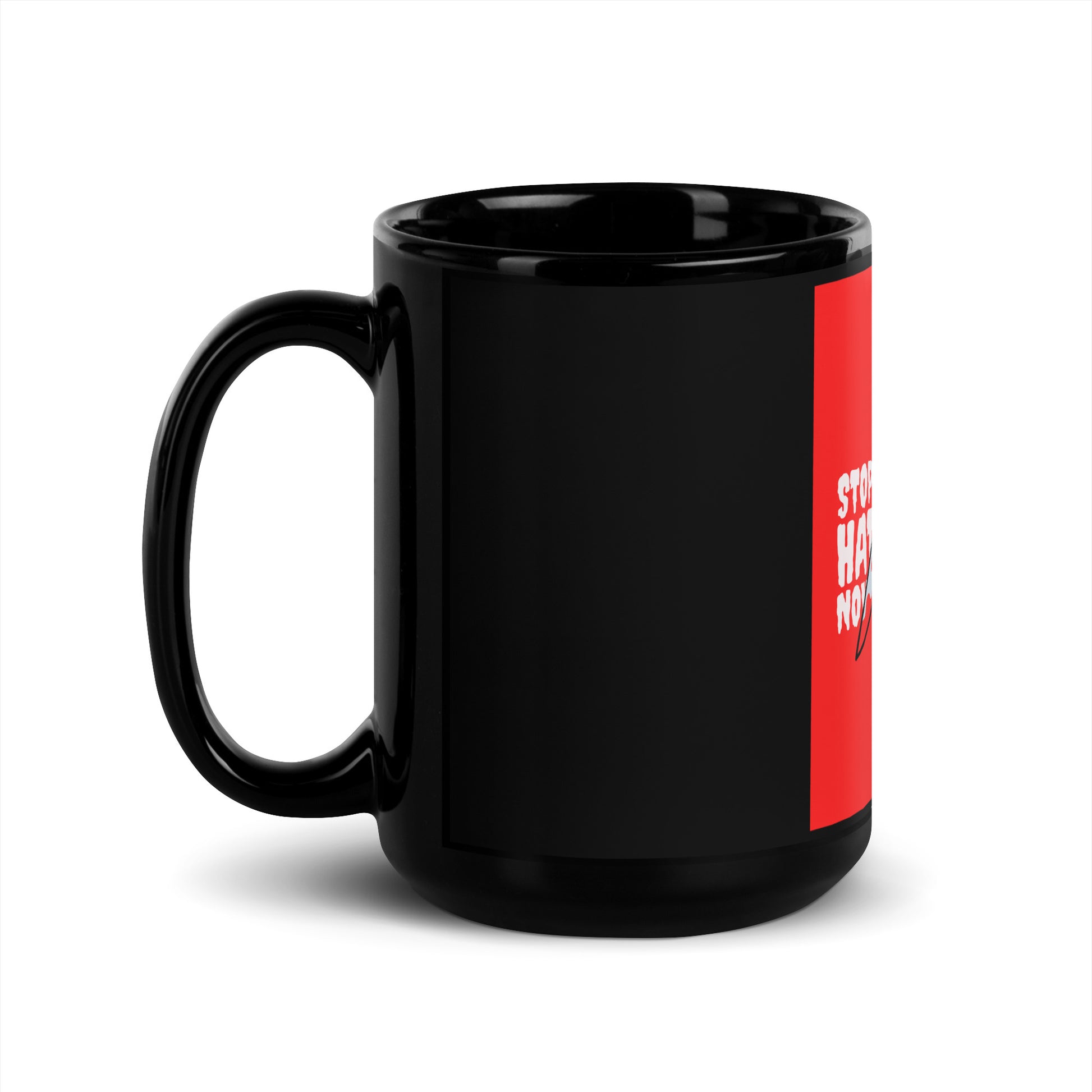 Antisemitic Hate Crimes | Black Glossy Mug