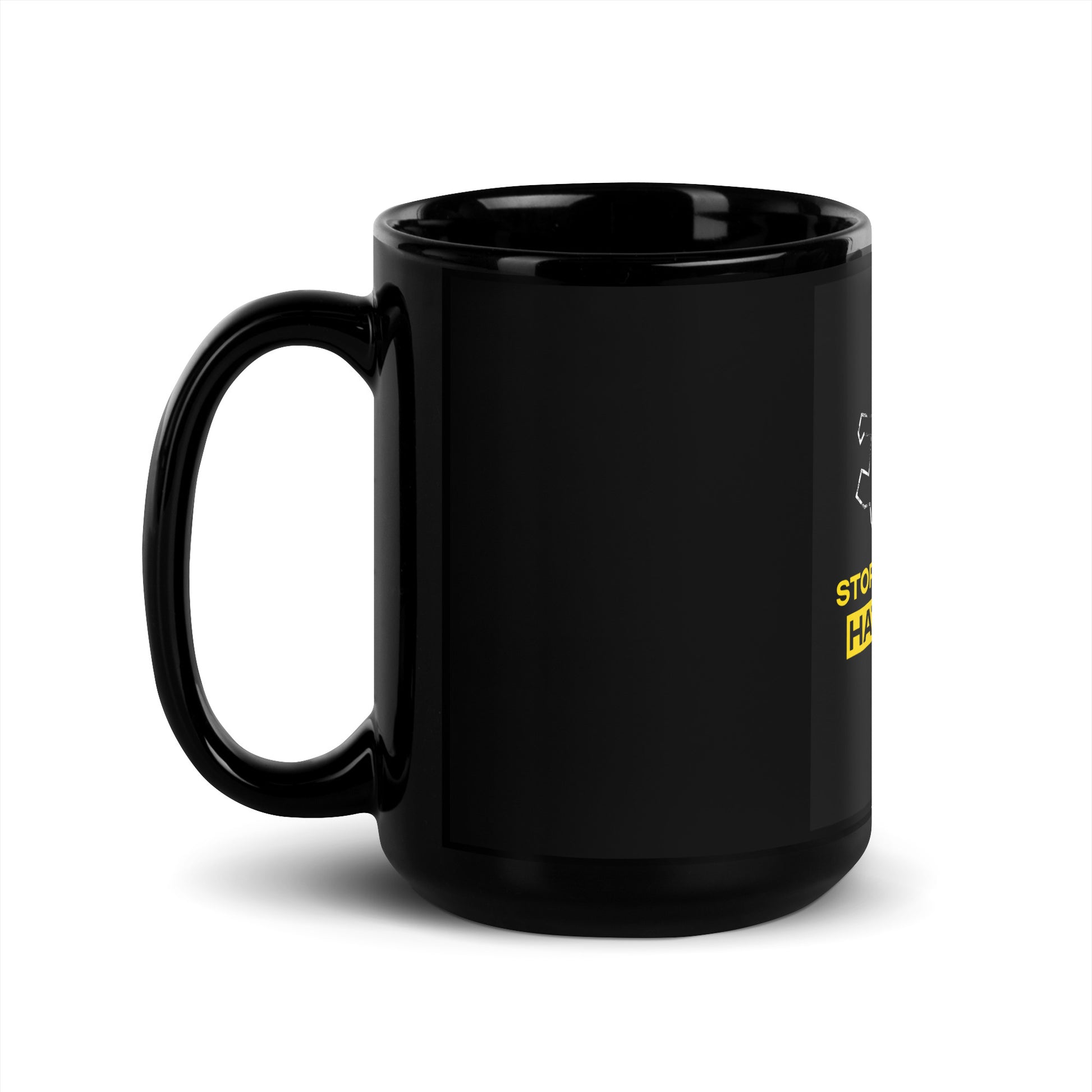 Antisemitic Hate Crimes | Black Glossy Mug