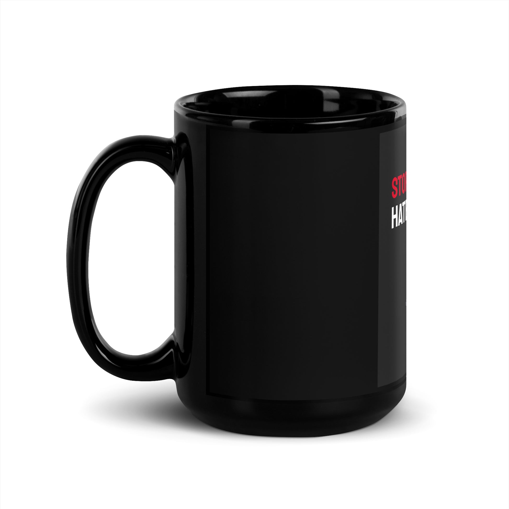 Antisemitic Hate Crimes | Black Glossy Mug