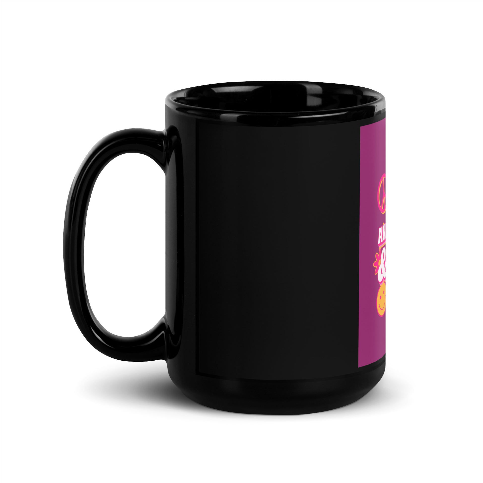 Chill Retro | Antisemitism | Black Glossy Mug
