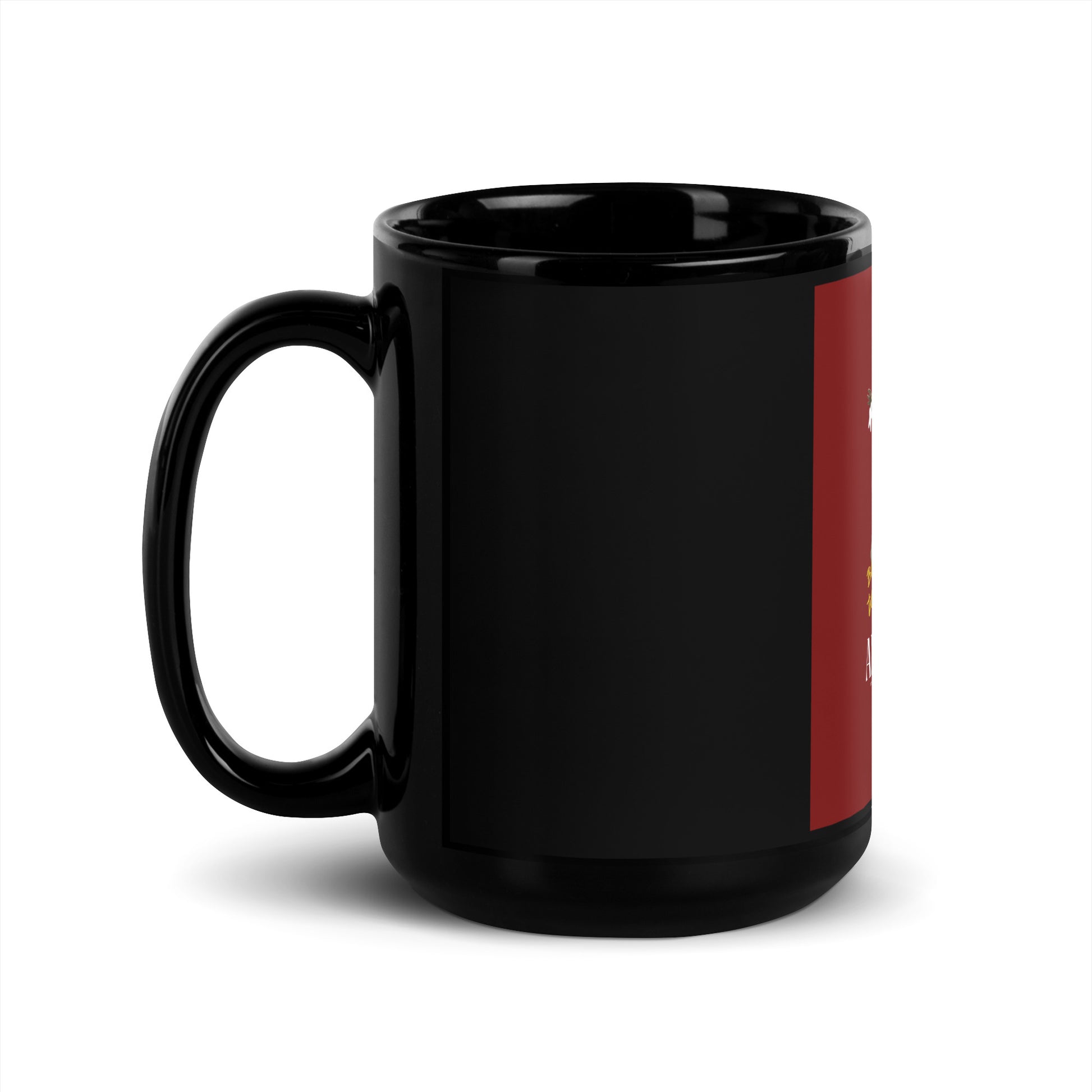 Classic Graffiti Fusion | Black Glossy Mug