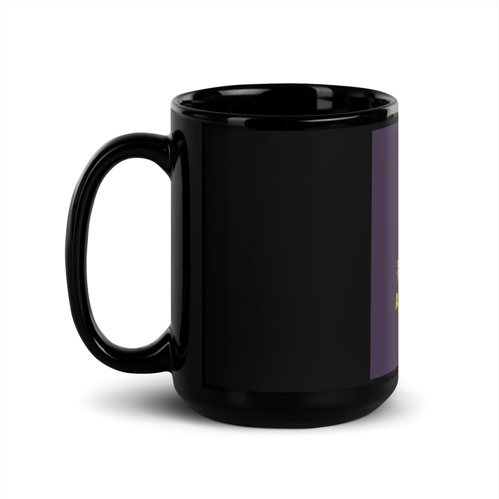 Classic Graffiti Fusion | Black Glossy Mug