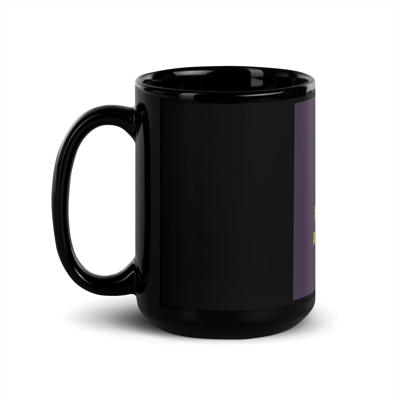 Classic Graffiti Fusion | Black Glossy Mug