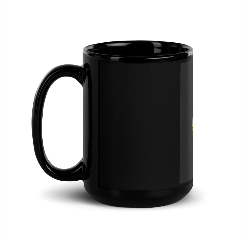 Classic Graffiti Fusion | Black Glossy Mug