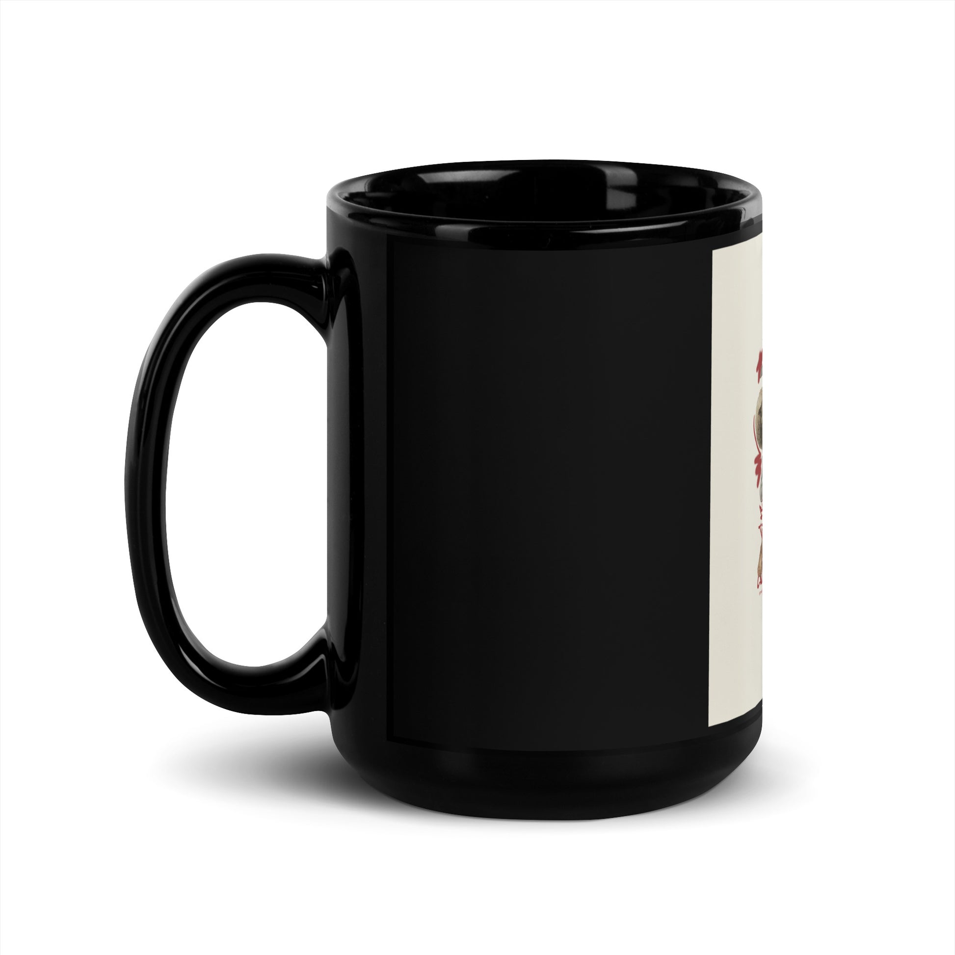 Classic Graffiti Fusion | Black Glossy Mug