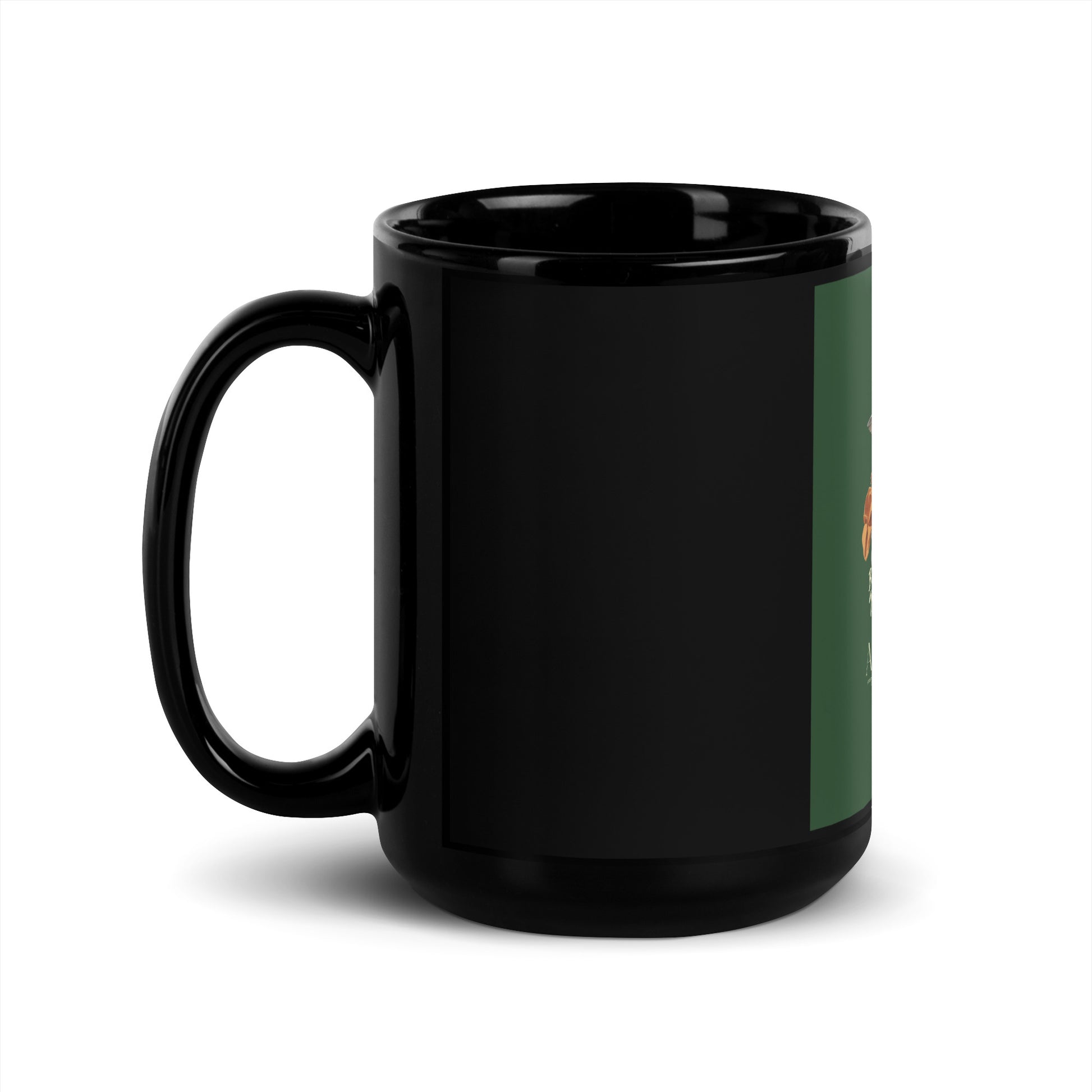 Classic Graffiti Fusion | Black Glossy Mug