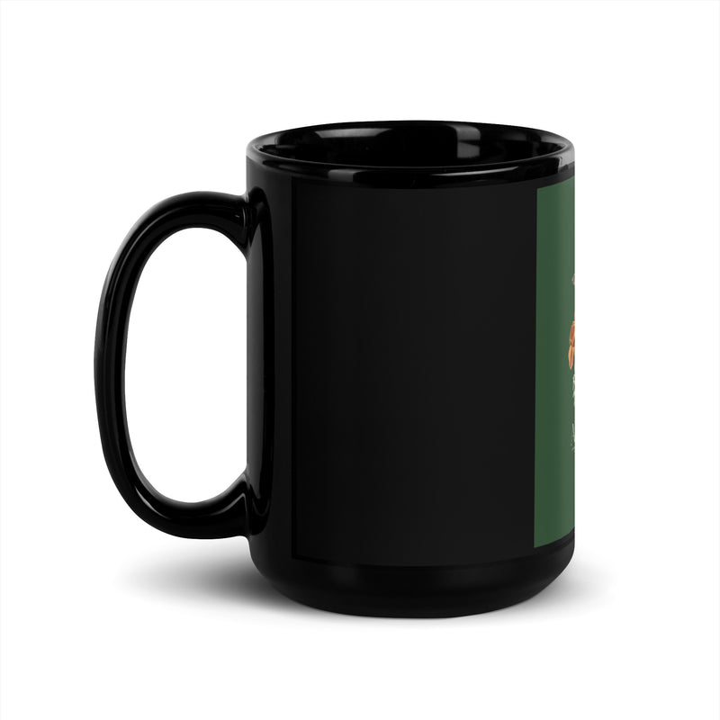 Classic Graffiti Fusion | Black Glossy Mug
