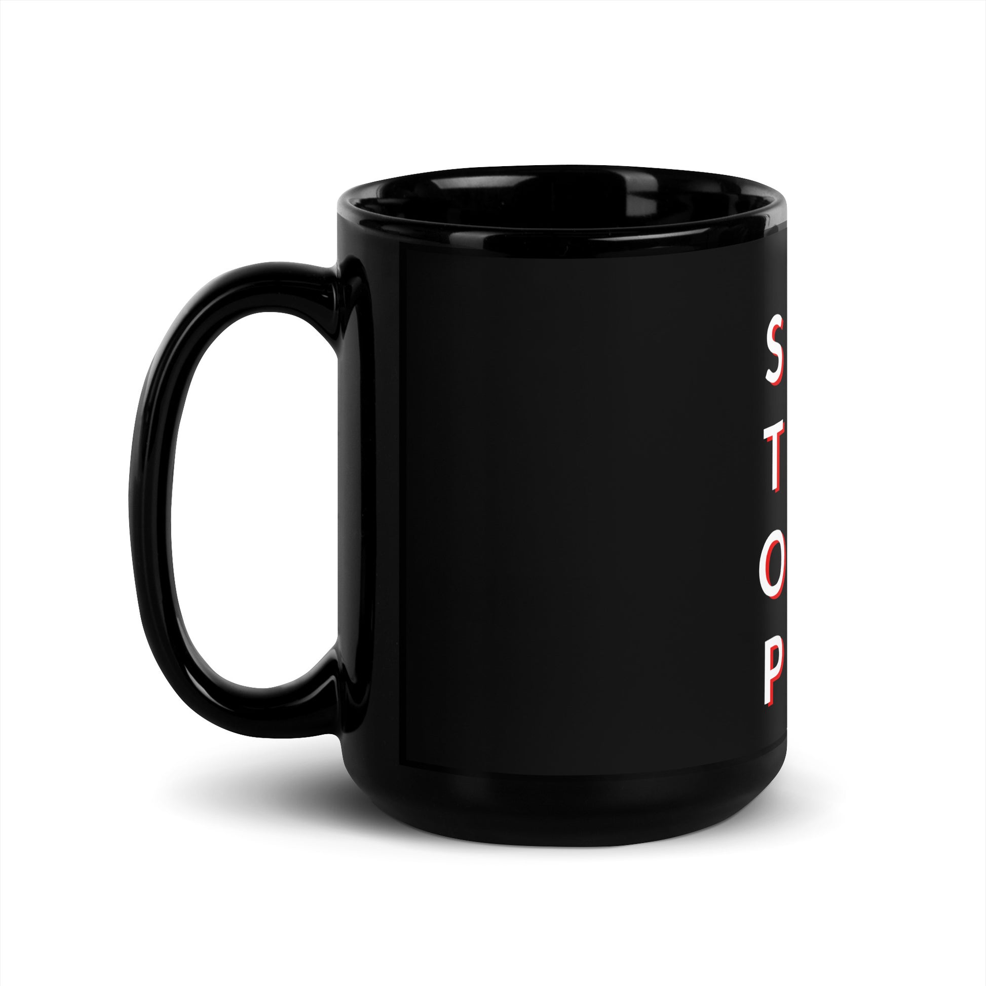 Human Or Monster | Antisemitism | Black Glossy Mug