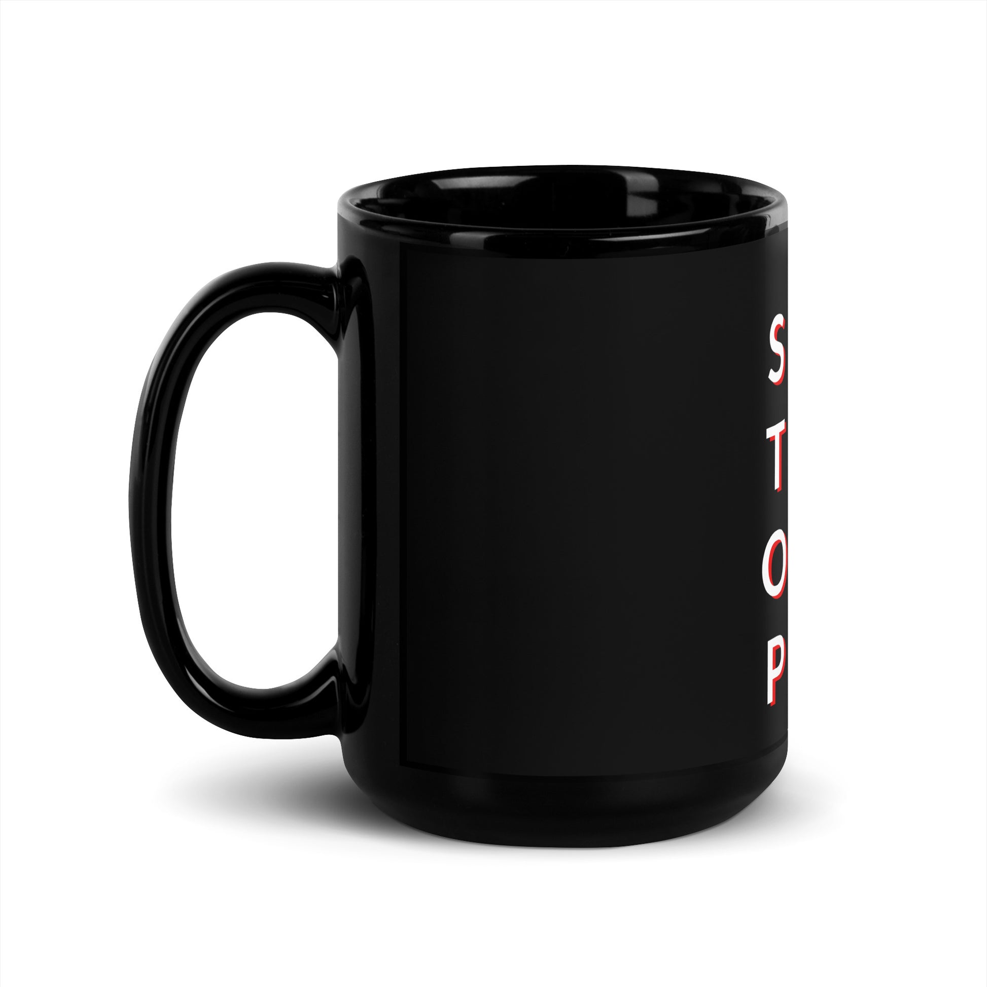 Human Or Monster | Antisemitism | Black Glossy Mug